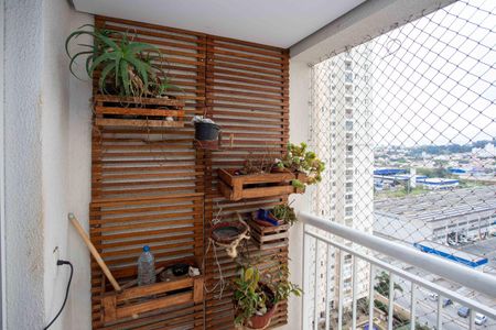 Varanda da Sala de apartamento à venda com 3 quartos, 69m² em Piraporinha, Diadema