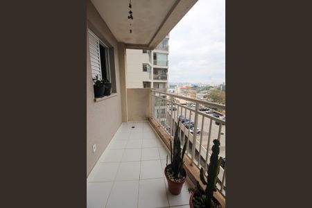 Varanda da Sala de apartamento para alugar com 2 quartos, 52m² em Jardim Monte Alegre, Taboão da Serra