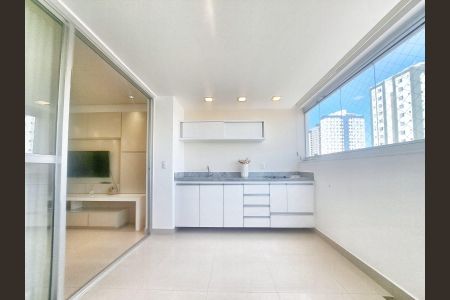 Varanda gourmet de apartamento à venda com 3 quartos, 98m² em Buritis, Belo Horizonte