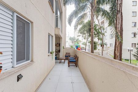 Varanda de apartamento para alugar com 3 quartos, 89m² em Vila Caraguata, São Paulo
