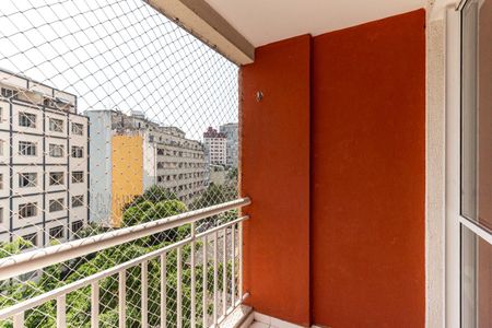 Varanda da Sala de apartamento à venda com 2 quartos, 52m² em Campos Elíseos, São Paulo