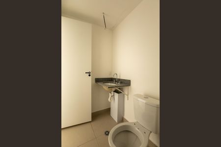 Banheiro de kitnet/studio à venda com 1 quarto, 23m² em Cidade Monções, São Paulo