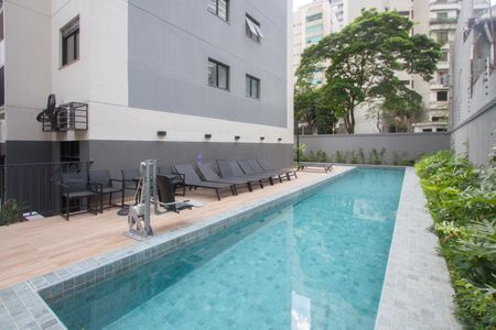 Studio para alugar com 39m², 1 quarto e sem vagaPiscina