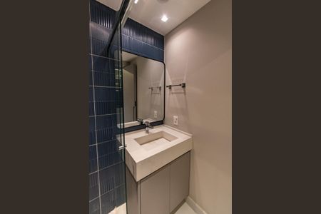 Banheiro Social de kitnet/studio para alugar com 1 quarto, 26m² em Vila Mariana, São Paulo