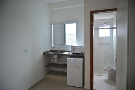 Cozinha de kitnet/studio para alugar com 1 quarto, 17m² em Vila Sao Pedro, Santo André