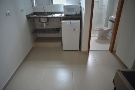 Cozinha de kitnet/studio para alugar com 1 quarto, 17m² em Vila Sao Pedro, Santo André