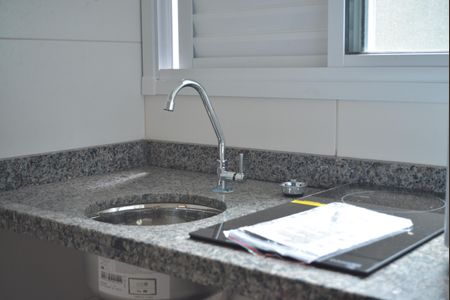 Cozinha de kitnet/studio para alugar com 1 quarto, 17m² em Vila Sao Pedro, Santo André