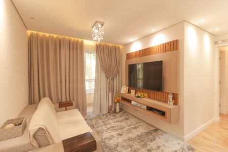 Sala de apartamento à venda com 3 quartos, 84m² em  Anhangabaú, Jundiaí