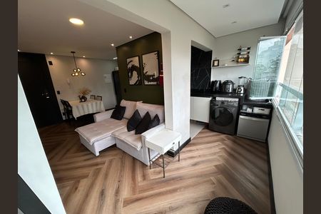 Sala de apartamento à venda com 1 quarto, 40m² em Jardim Ampliacao, São Paulo