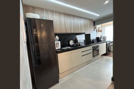 Cozinha  de apartamento à venda com 1 quarto, 40m² em Jardim Ampliacao, São Paulo