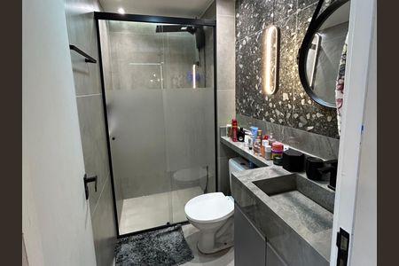 Banheiro  de apartamento à venda com 1 quarto, 40m² em Jardim Ampliacao, São Paulo