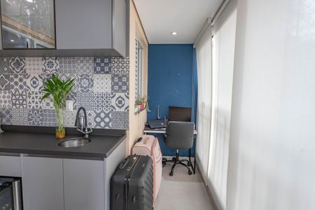 Varanda da sala de apartamento à venda com 2 quartos, 67m² em Centro, Diadema