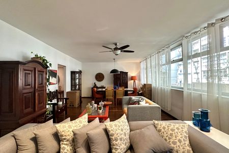 Sala de apartamento para alugar com 3 quartos, 180m² em Copacabana, Rio de Janeiro