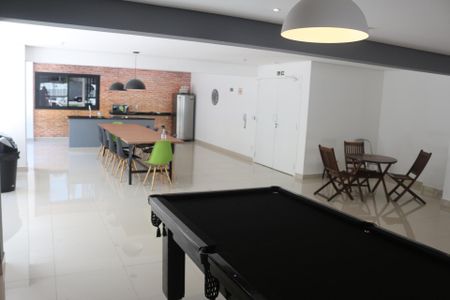 Studio à venda com 42m², 1 quarto e 1 vagaSalão de jogos