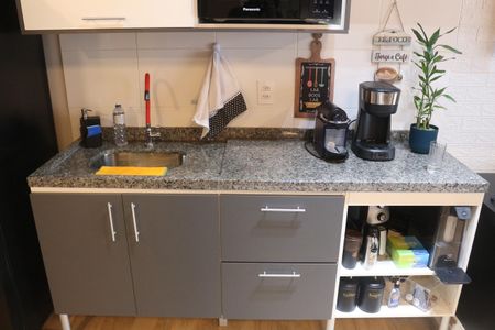 Studio à venda com 42m², 1 quarto e 1 vagaCozinha