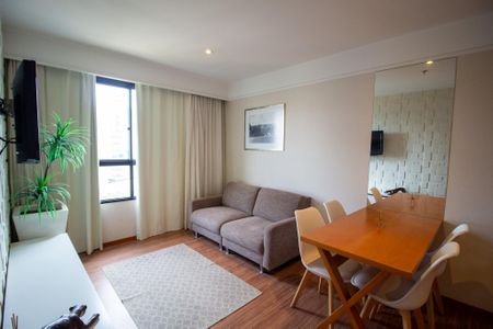 Sala de apartamento para alugar com 1 quarto, 37m² em Parque Campolim, Votorantim