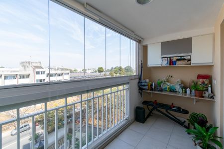 Varanda da Sala de apartamento para alugar com 3 quartos, 90m² em Vila Campestre, São Paulo