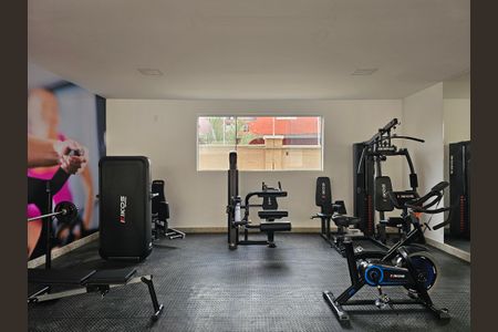 Apartamento para alugar com 38m², 2 quartos e sem vaga Apartamento para alugar com 38m², 2 quartos e sem vagaÁrea comum - Academia