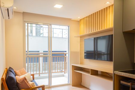Sala de apartamento para alugar com 1 quarto, 30m² em Perdizes, São Paulo
