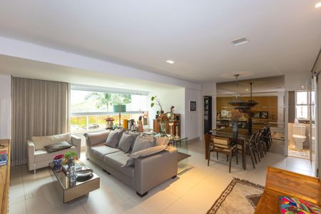 Sala  de apartamento para alugar com 3 quartos, 148m² em Vila da Serra, Nova Lima