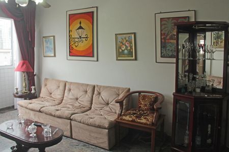 Sala de apartamento para alugar com 3 quartos, 100m² em Campo Grande, Santos