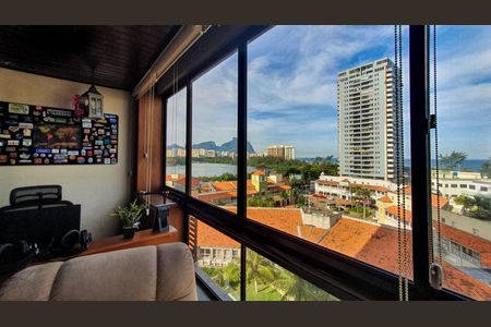 Sala de apartamento à venda com 1 quarto, 62m² em Barra da Tijuca, Rio de Janeiro