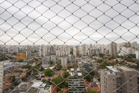 Sacada vista  de kitnet/studio à venda com 1 quarto, 41m² em Brooklin, São Paulo