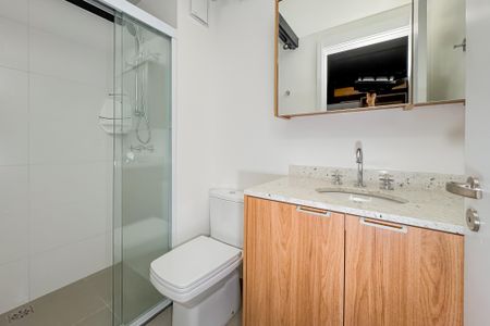 Studio para alugar com 35m², 1 quarto e sem vaga Studio para alugar com 35m², 1 quarto e sem vagaBanheiro