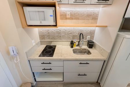 Studio à venda com 22m², 1 quarto e sem vaga Studio à venda com 22m², 1 quarto e sem vagaCozinha