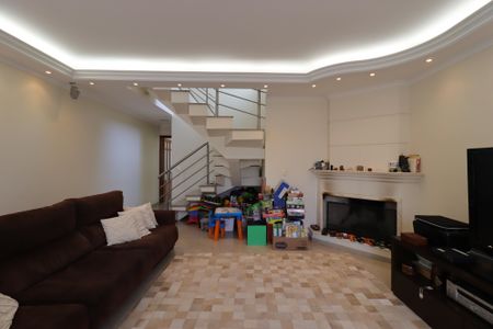 Sala de Estar de casa à venda com 3 quartos, 257m² em Vila Francisco Matarazzo, Santo André