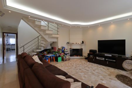 Sala de Estar de casa à venda com 3 quartos, 257m² em Vila Francisco Matarazzo, Santo André
