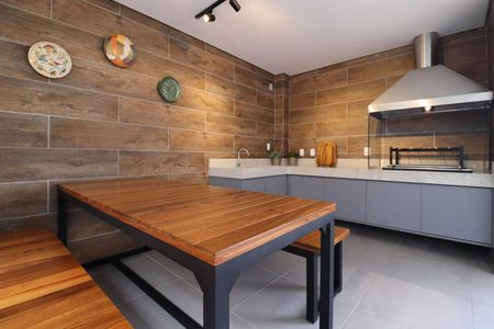 Studio à venda com 35m², 1 quarto e sem vaga Studio à venda com 35m², 1 quarto e sem vagaÁrea comum - Churrasqueira