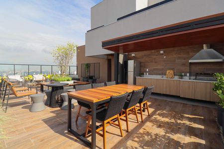 Studio à venda com 35m², 1 quarto e sem vaga Studio à venda com 35m², 1 quarto e sem vagaÁrea gourmet