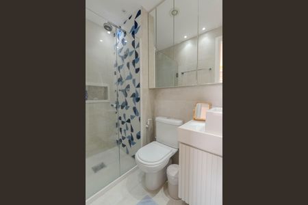 Apartamento à venda com 55m², 1 quarto e 1 vaga Apartamento à venda com 55m², 1 quarto e 1 vagaBanheiro da Suíte 1