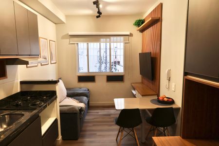 Sala/Cozinha de apartamento para alugar com 2 quartos, 33m² em Brás, São Paulo
