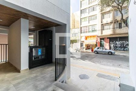 Apartamento à venda com 25m², 1 quarto e sem vaga Apartamento à venda com 25m², 1 quarto e sem vagaFachada