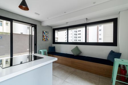 Studio para alugar com 40m², 1 quarto e sem vaga Studio para alugar com 40m², 1 quarto e sem vagaEspaço Gourmet