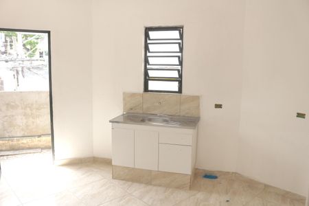 Cozinha de casa para alugar com 1 quarto, 28m² em Barcelona, São Caetano do Sul