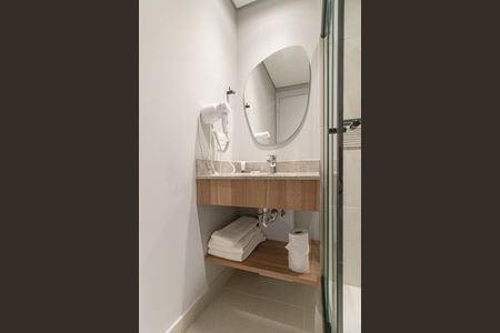 Banheiro de kitnet/studio à venda com 1 quarto, 26m² em Planalto Paulista, São Paulo
