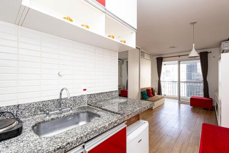 Studio à venda com 28m², 1 quarto e sem vaga Studio à venda com 28m², 1 quarto e sem vagaCozinha