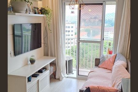 Sala de apartamento para alugar com 2 quartos, 58m² em Del Castilho, Rio de Janeiro