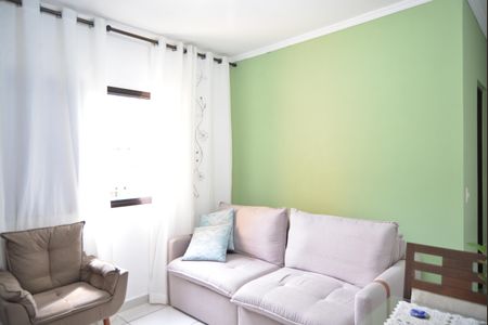 Sala de apartamento para alugar com 2 quartos, 69m² em Vila Alzira, Santo André