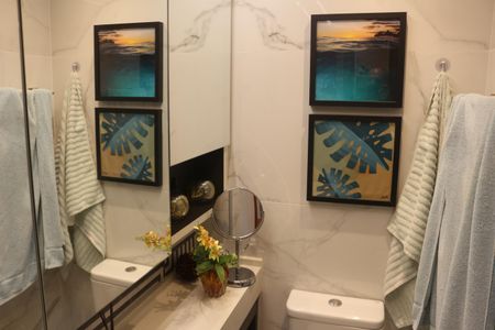 Apartamento à venda com 95m², 3 quartos e 2 vagasBanheiro 