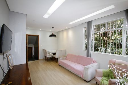 Sala de apartamento à venda com 3 quartos, 80m² em Jardim America, Belo Horizonte