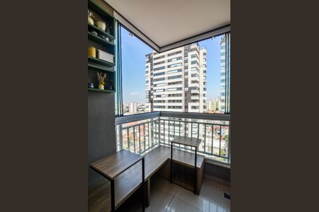 Varanda da Sala de apartamento para alugar com 2 quartos, 64m² em Campestre, Santo André