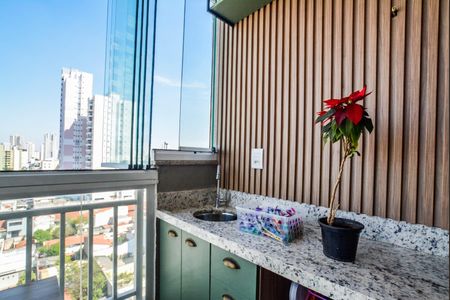 Varanda da Sala de apartamento para alugar com 2 quartos, 64m² em Campestre, Santo André