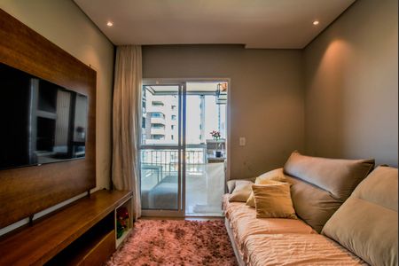 Sala de apartamento para alugar com 2 quartos, 64m² em Campestre, Santo André