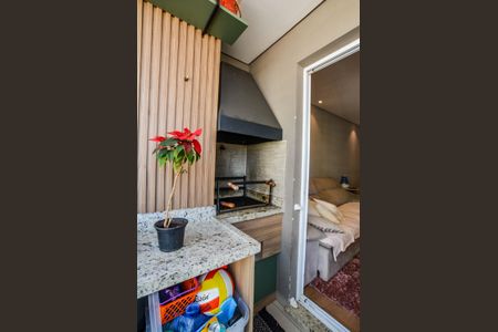 Varanda da Sala de apartamento para alugar com 2 quartos, 64m² em Campestre, Santo André