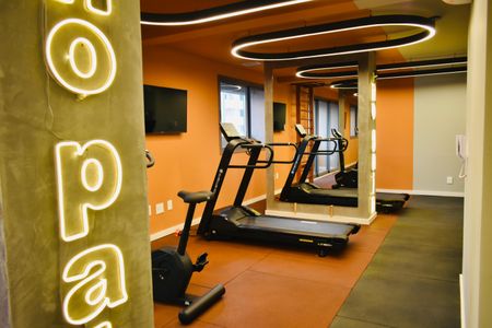 Studio à venda com 43m², 0 quarto e sem vaga Studio à venda com 43m², 0 quarto e sem vagaÁrea comum - Academia