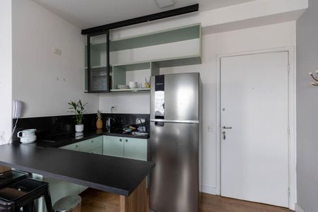 Cozinha de kitnet/studio à venda com 1 quarto, 25m² em Santa Cecilia, São Paulo
